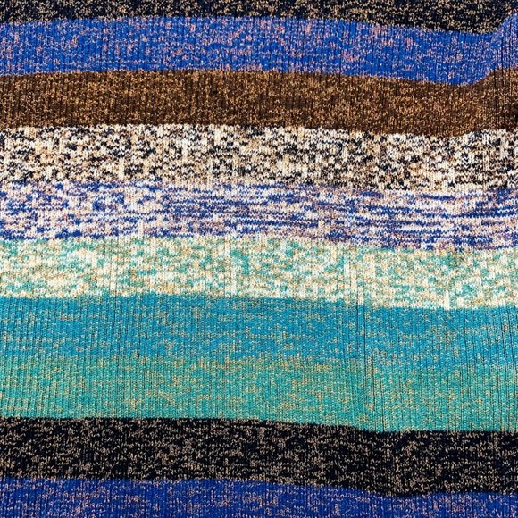 Brooks Brothers Shimmer Stripe Rib Knit Sweater XL - Picture 4 of 9